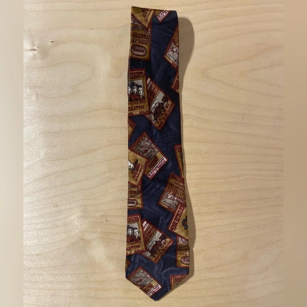 Jos. A. Bank Vintage Poster Print Tie (OX)
